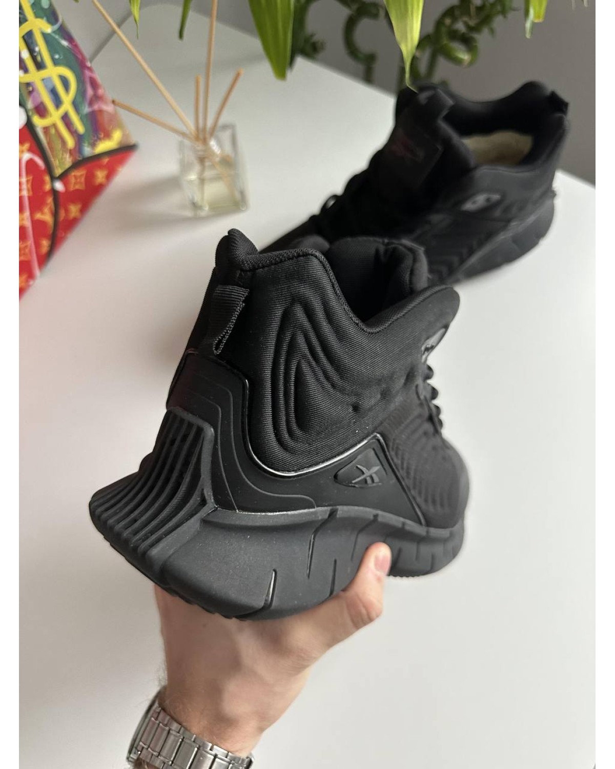 Reebok Zig Kinetica Total Black Reebok Zig Kinetica Total Black