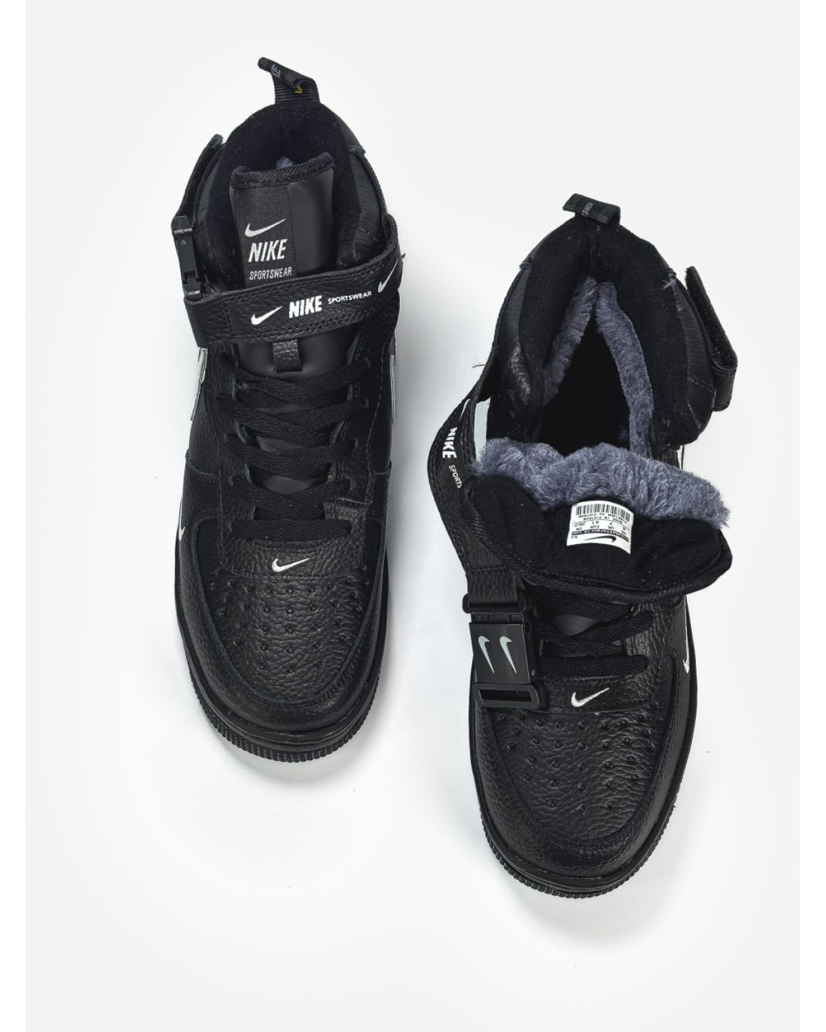 Nike Air Force 1 Hight Black /White Fur Nike Air Force 1 Hight Black /White Fur