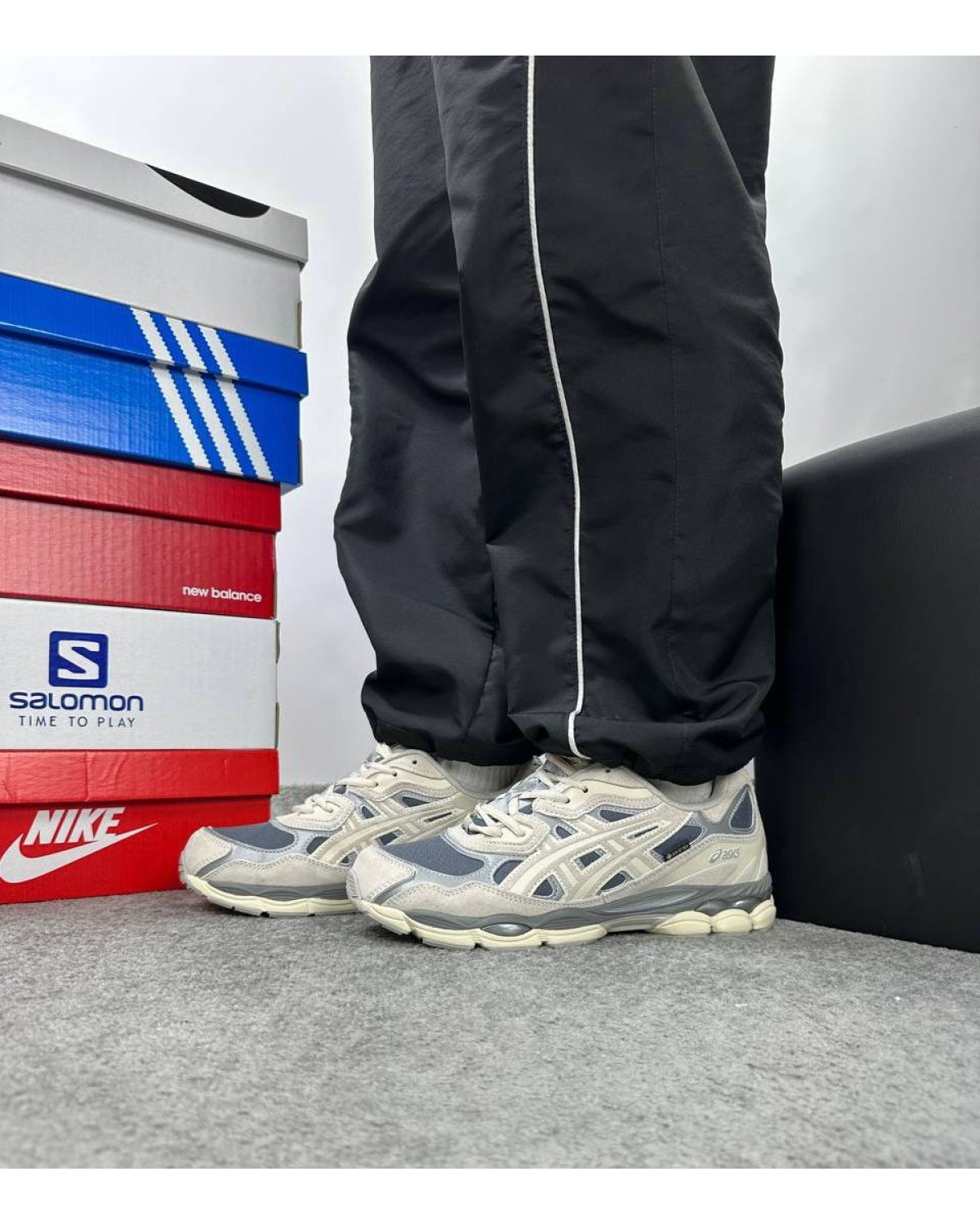 Asics Gel-Nyc Grey/Beige Gore-Tex