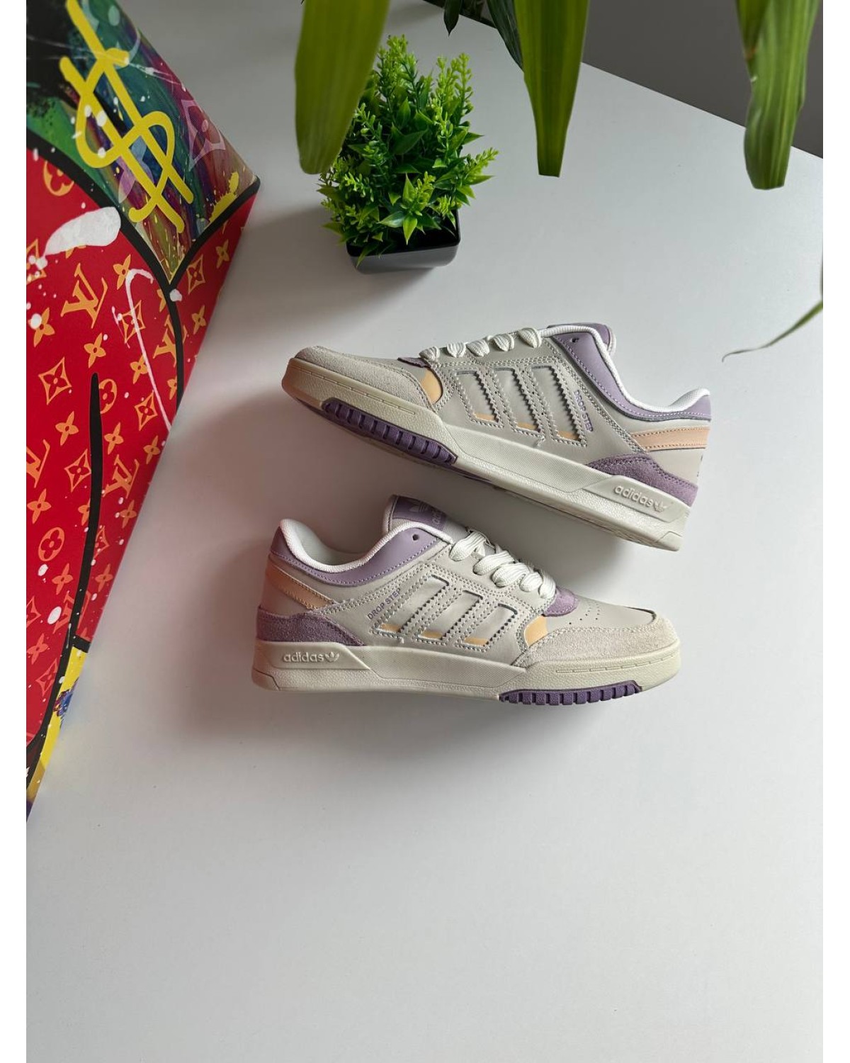 Adidas Drop Step Light Grey Violet