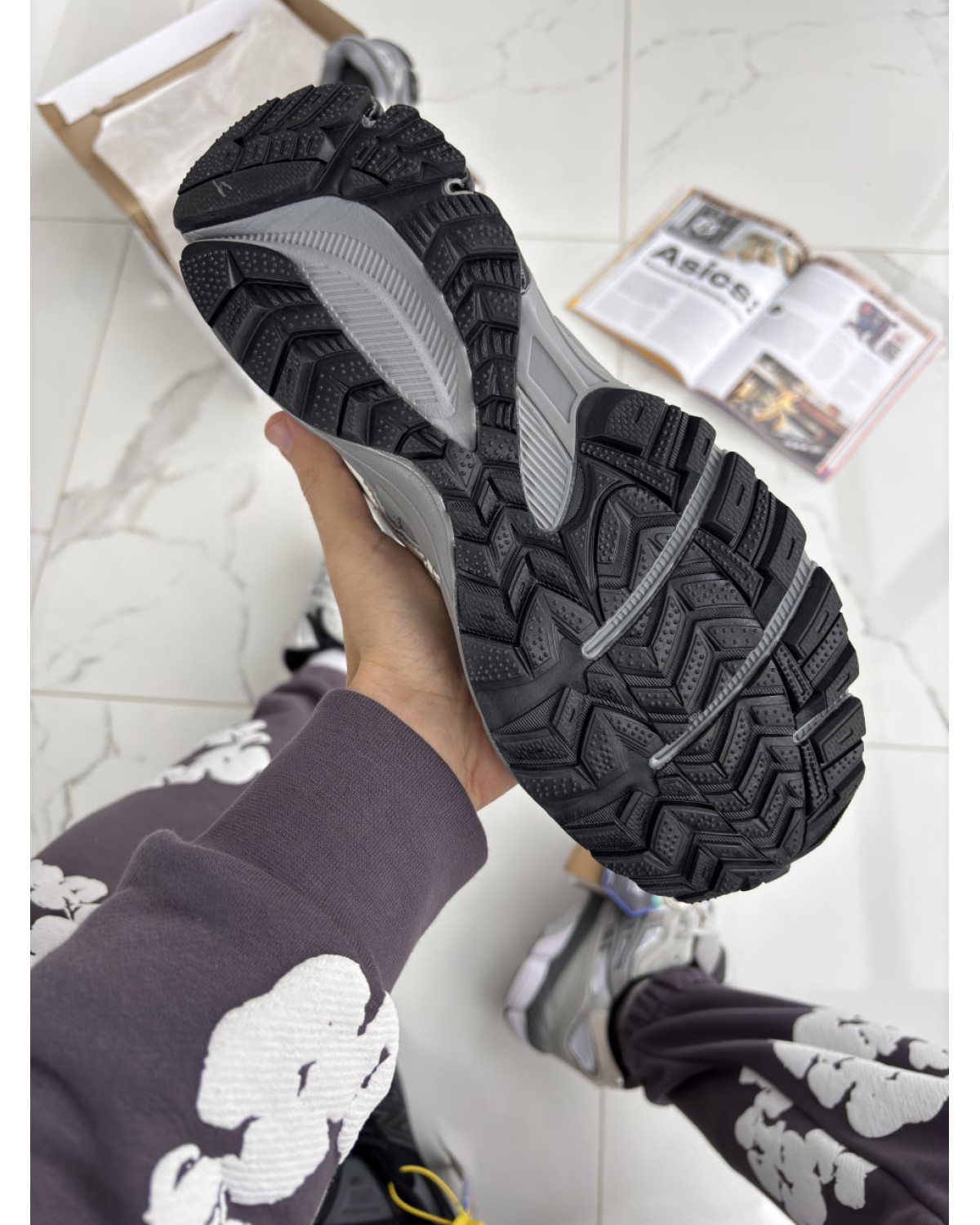 Asics Gel Kahana 8 Gray Termo Asics Gel Kahana 8 Gray Termo