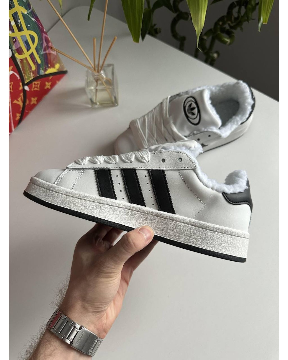 Adidas Campus White Black