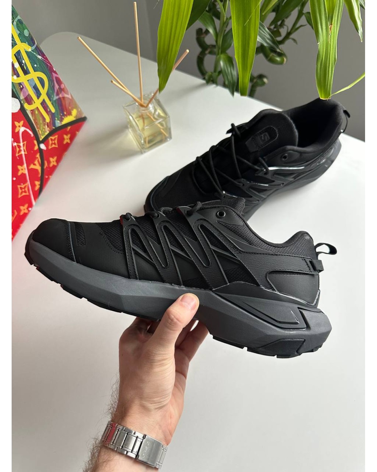 Salomon XT PU. RE Advanced Gore-Tex Black Grey Salomon XT PU. RE Advanced Gore-Tex Black Grey