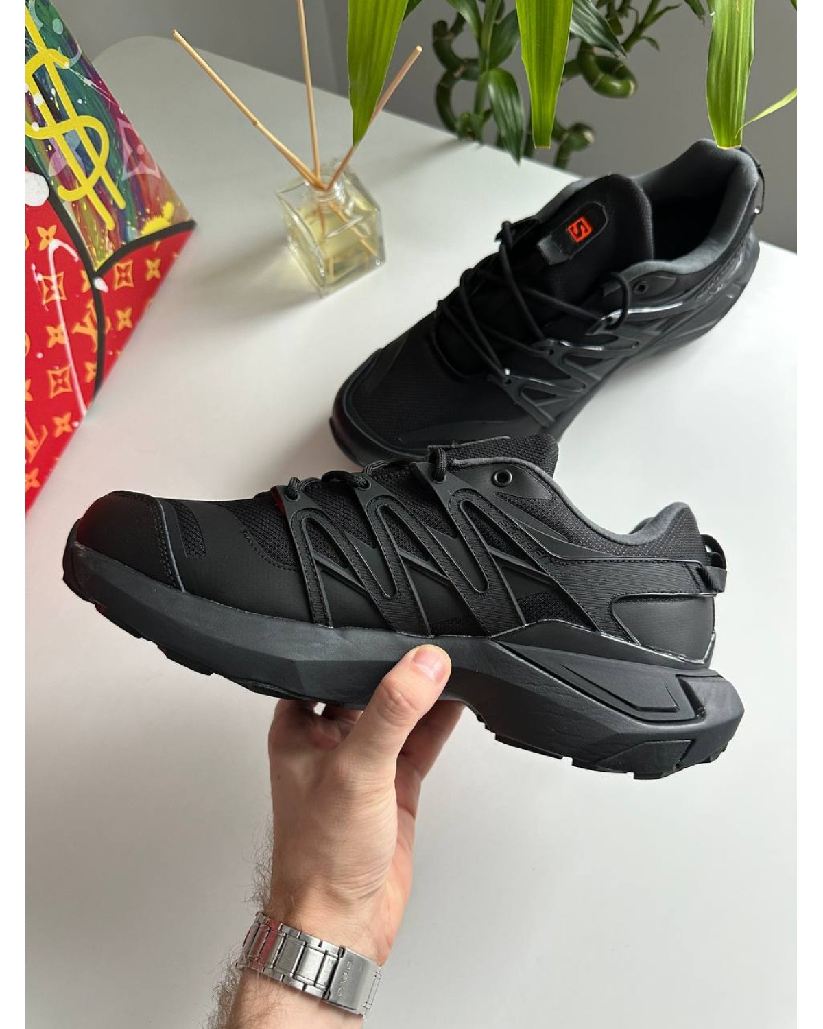 Salomon XT PU. RE Advanced Gore-Tex Black Orange Salomon XT PU. RE Advanced Gore-Tex Black Orange