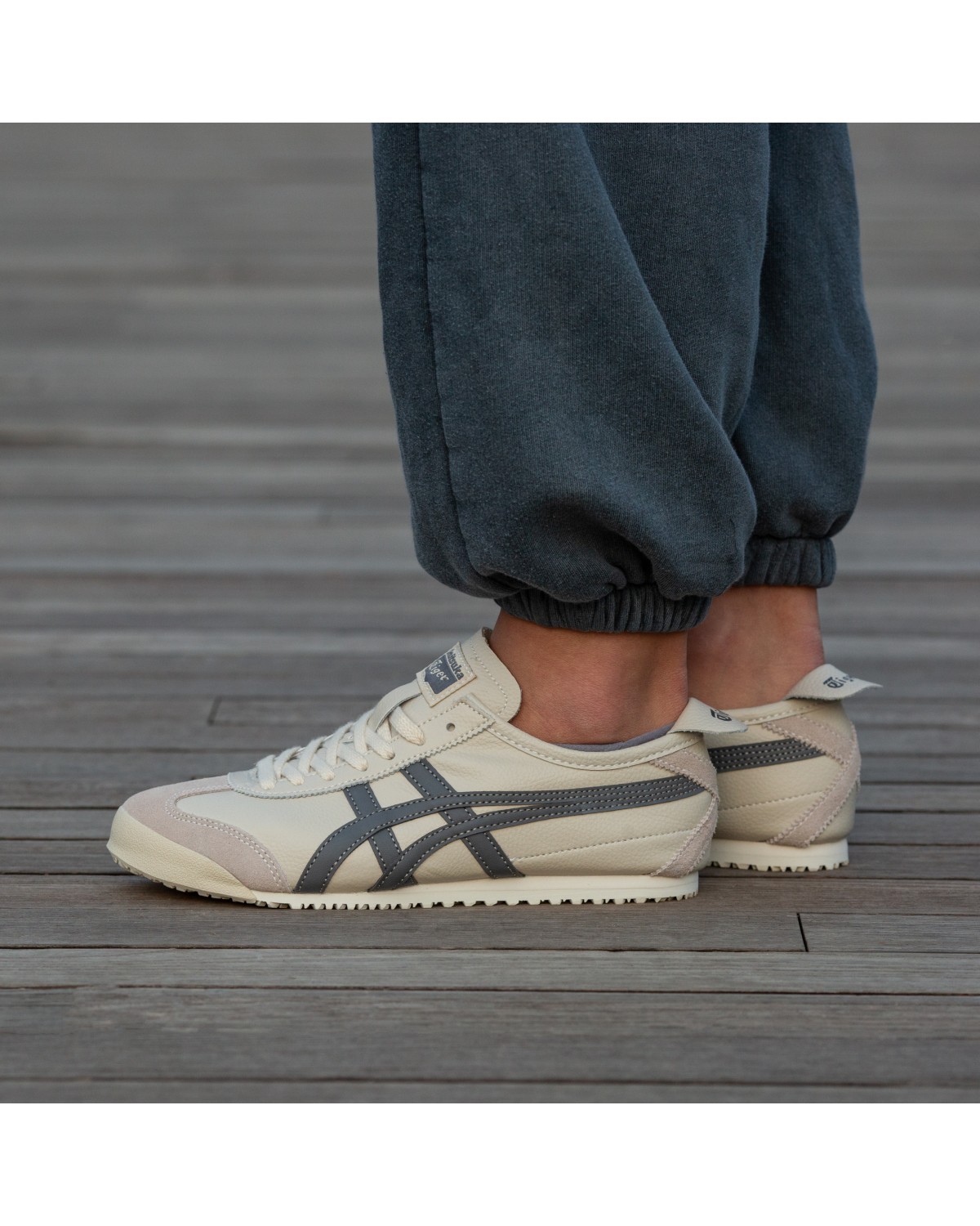 Asics Onitsuka  Mexico 66 Tiger  Beige Sweet Blue