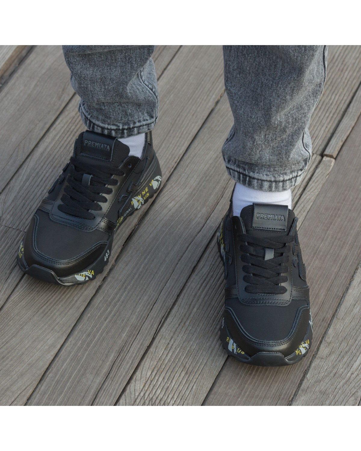 Premiata Triple Black