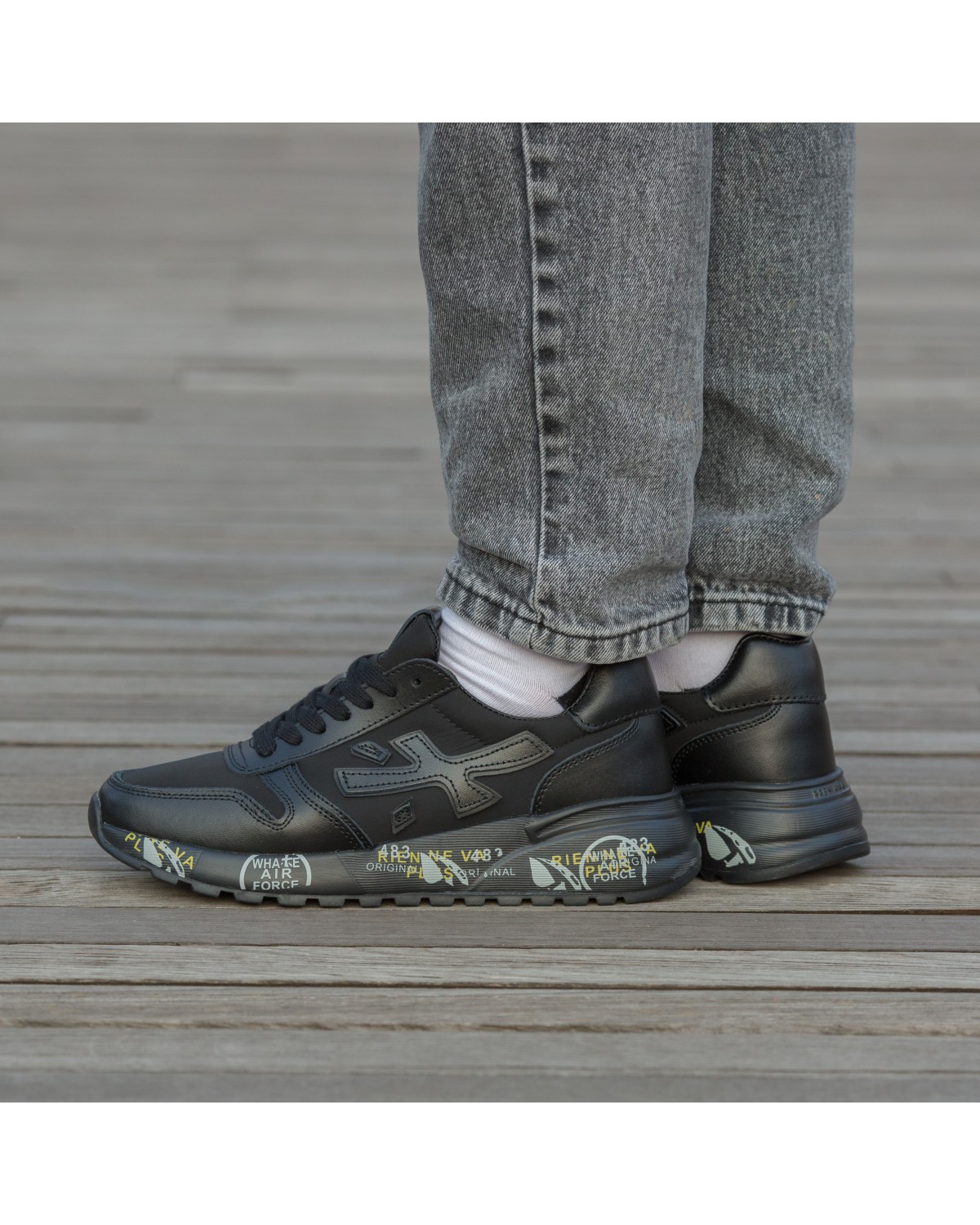 Premiata Triple Black