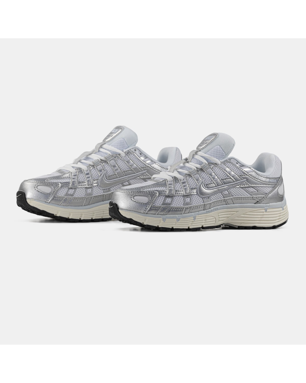 Nike P-6000 White Silver Blue
