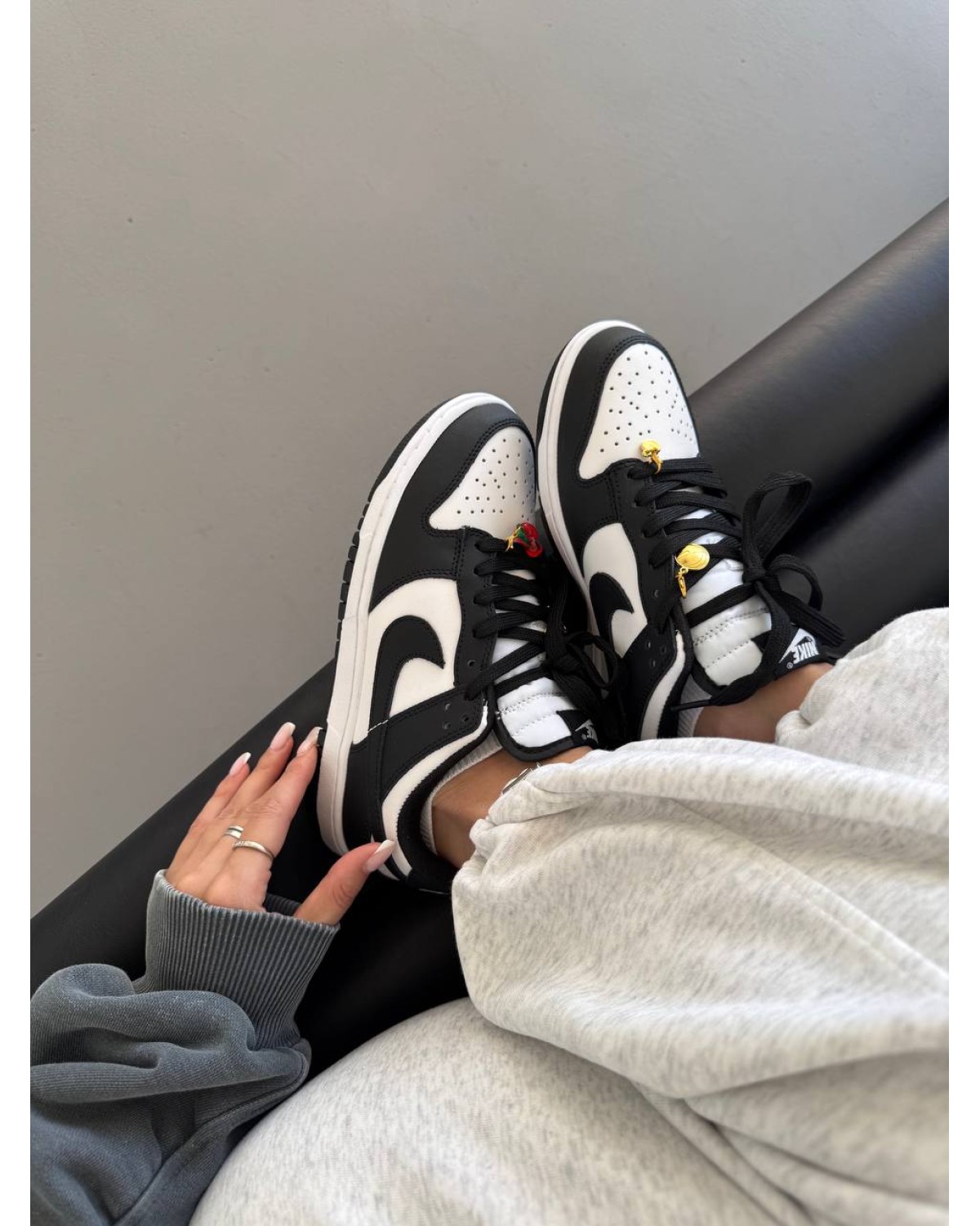Nike SB Dunk “BLack White Cherry Charms”