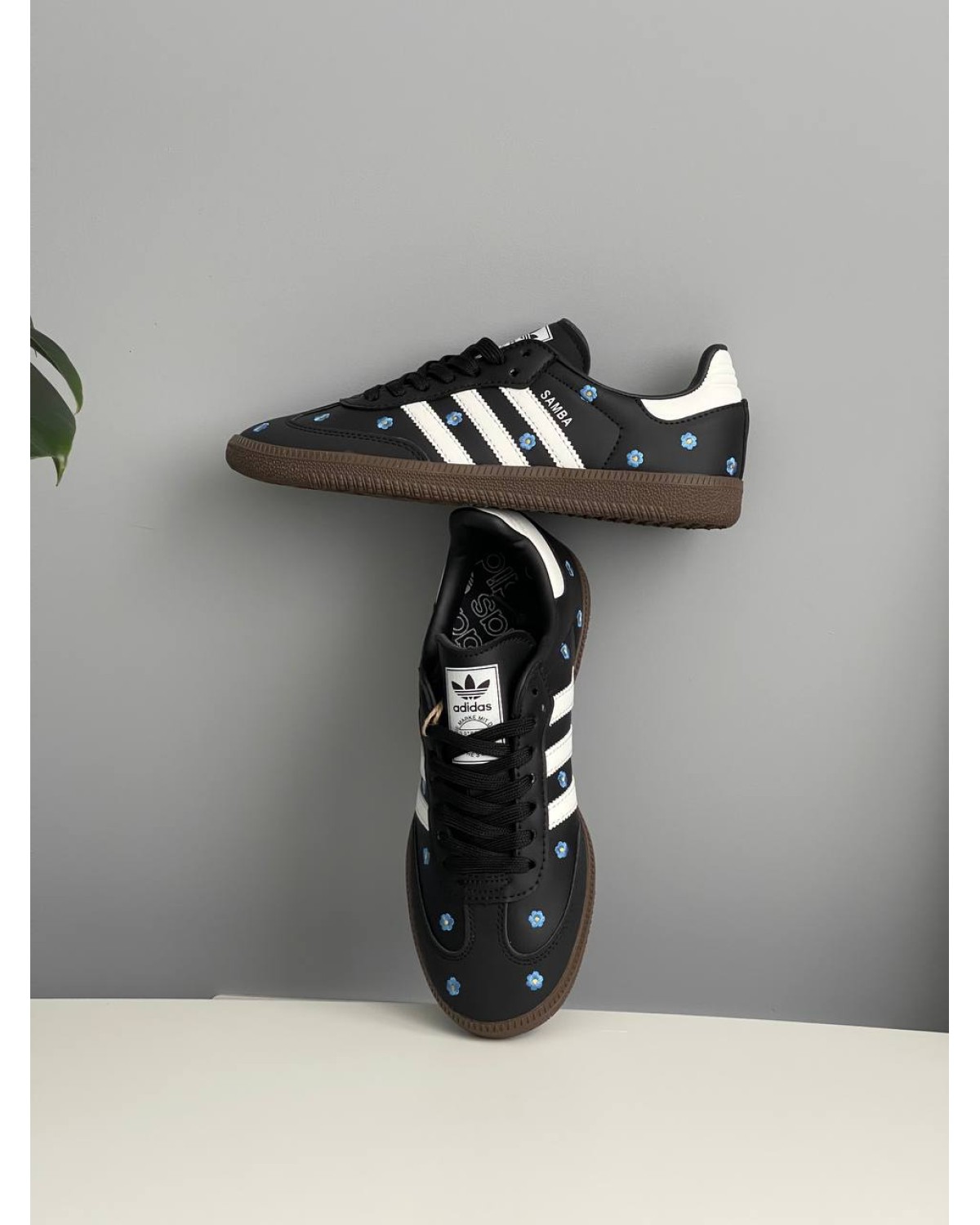 Adidas Samba Black Floral