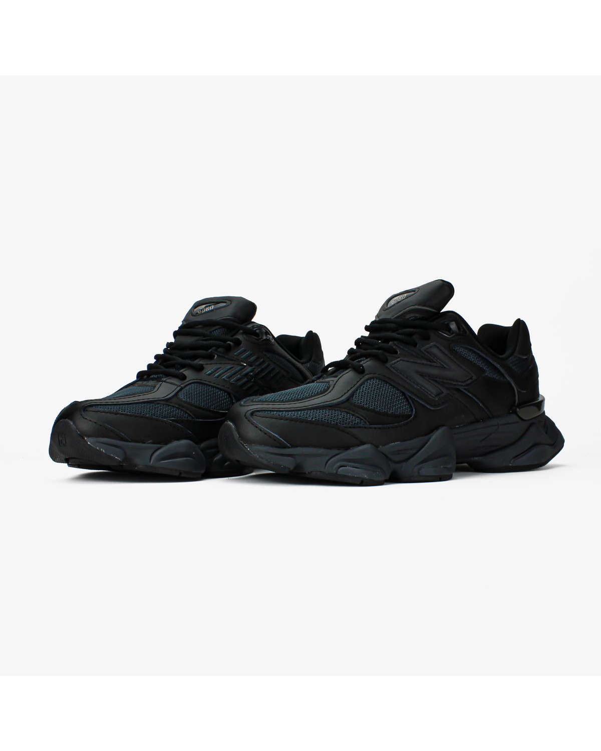 New Balance 9060 Triple Black Leather