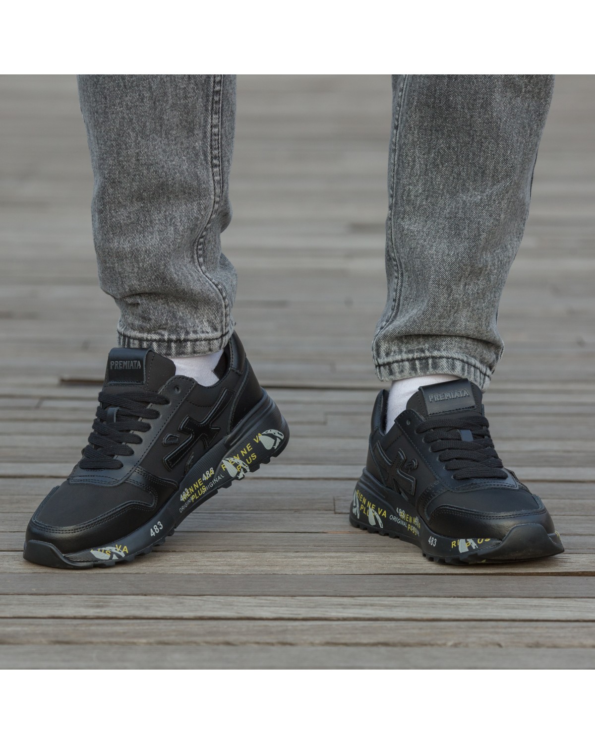 Premiata Triple Black