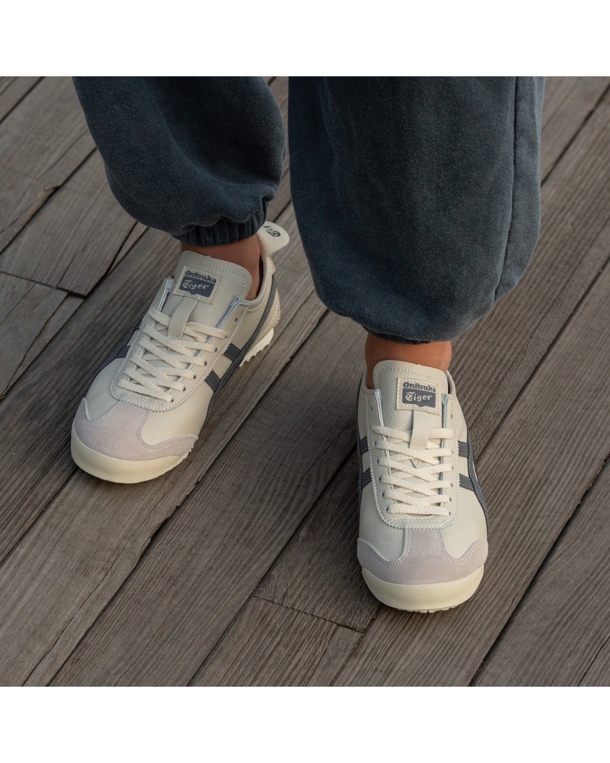 Asics Onitsuka  Mexico 66 Tiger  Beige Sweet Blue