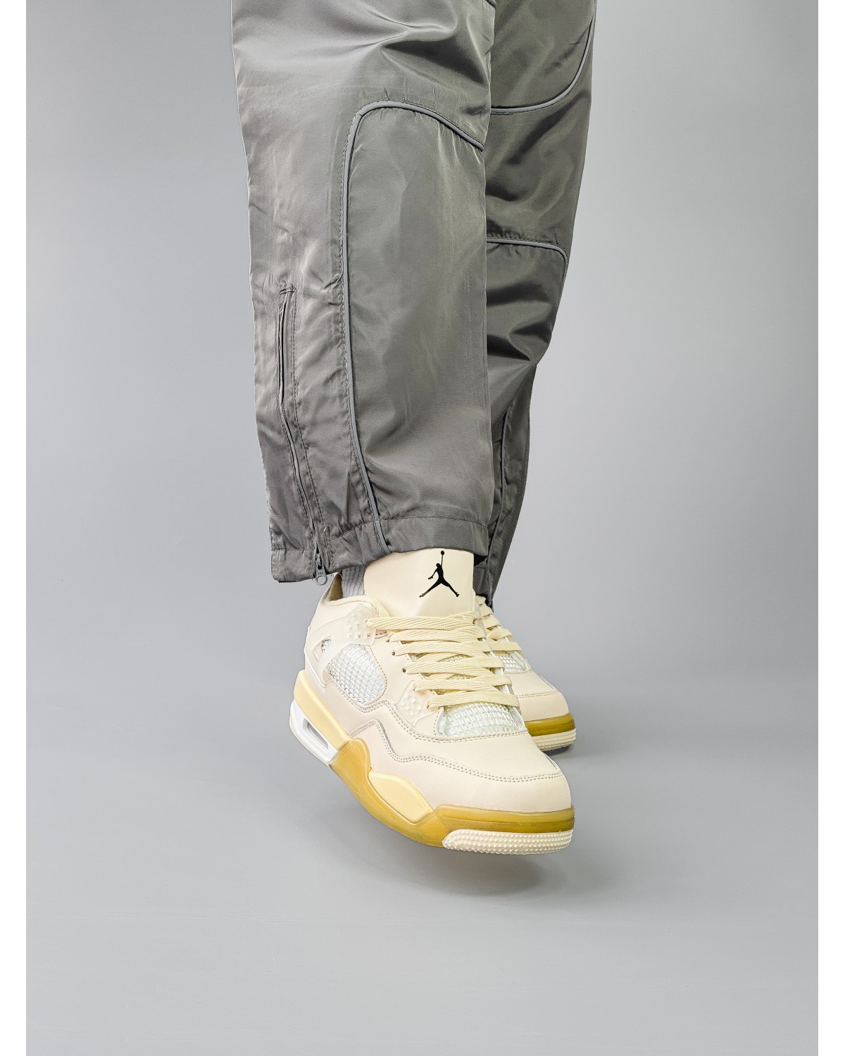 Nike Air Jordan 4 Beige Yellow Fur Nike Air Jordan 4 Beige Yellow Fur