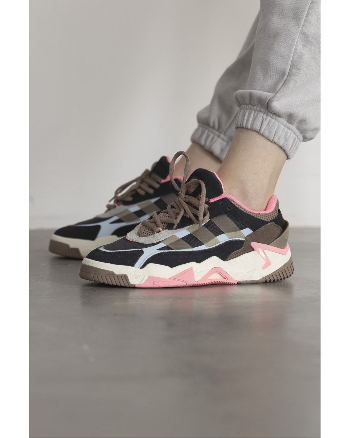 Adidas Niteball II Khaki Black Pink Adidas Niteball II Khaki Black Pink