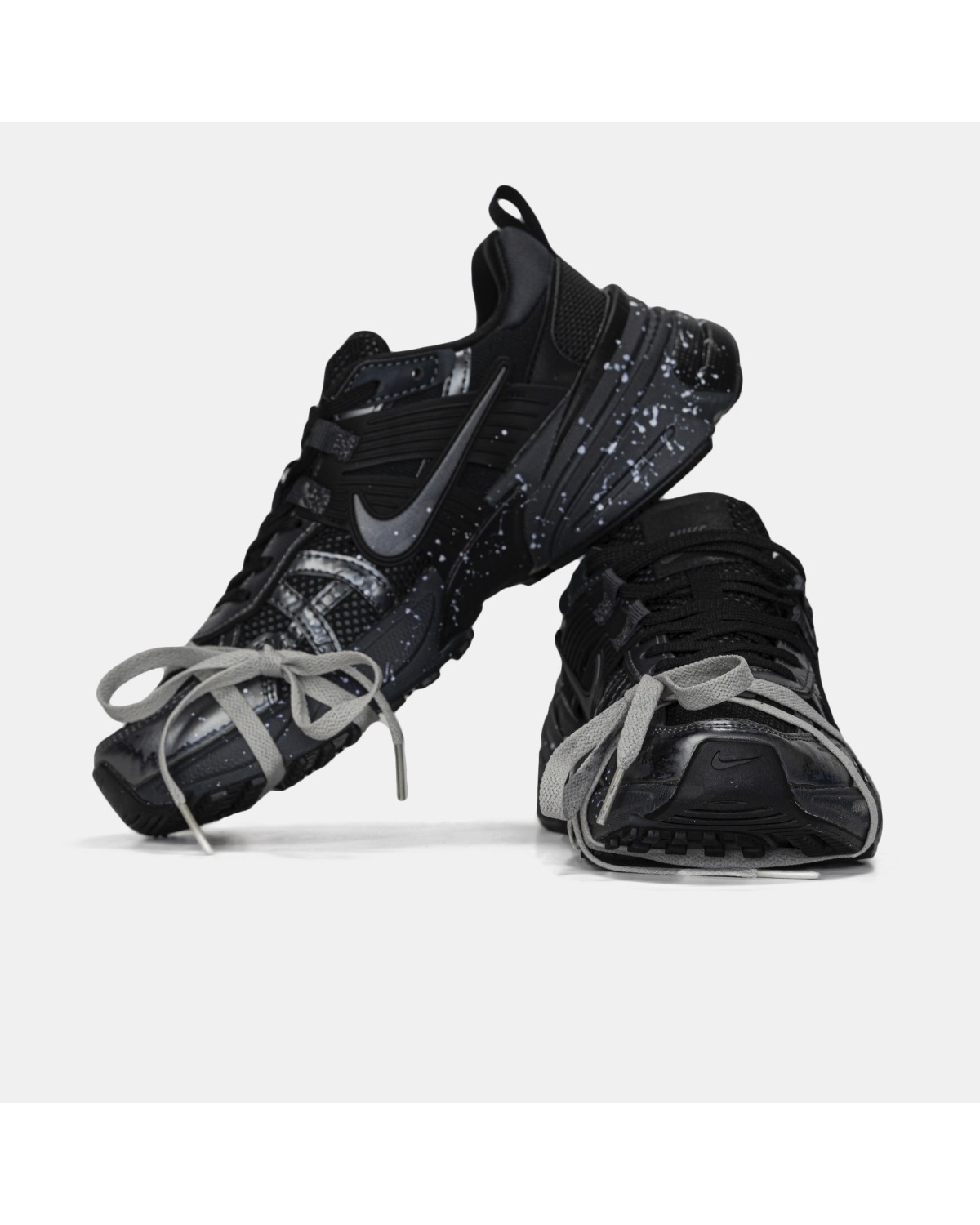 Nike Runntek V2K Black Silver Custom Nike Runntek V2K Black Silver Custom