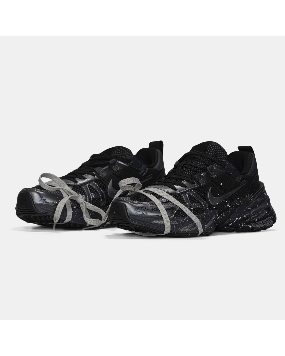 Nike Runntek V2K Black Silver Custom Nike Runntek V2K Black Silver Custom